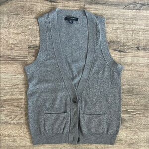 Banana Republic Charcoal Knit Vest